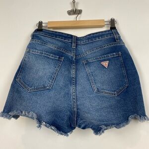 Guess Claudia Distressed‎ High Waist Cutoff Denim Shorts Size 27